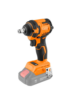 Neo Tools Гайковерт ударний Energy+ 18В безщітковий 2500об·хв 350Нм 1/2" 3 швидкості 1.1кг без АКБ та ЗП