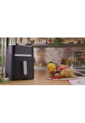 Moulinex Мультипіч EasyFry&Grill Precision, 1550Вт, чаша-4.2л, сенсорне керув., пластик, чорний