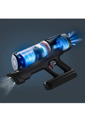 Rowenta Пилосос безпровідний X-Force Flex 14.80 Auto Animal, 240Вт, конт пил -0.65л, автон. робота до 90хв, HEF system 99,9%, чорно-золотий