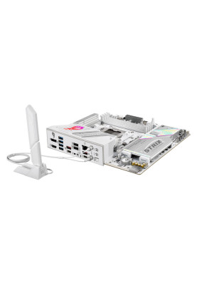 ASUS Материнська плата ROG STRIX B850-G GAMING WIFI sAM5 B850 4xDDR5 M.2 HDMI DP WiFi BT mATX білий
