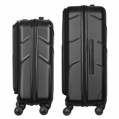 Wenger Набір валіз Wenger Amplix Hardside, полікарбонат, (S+M), TSA, 4 колеса, EXP, чорний