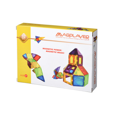 MagPlayer Конструктор магнітні плитки 32 ел. (MPL-32)