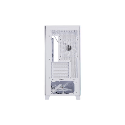 2E Gaming Корпус Fantom GK701W без БЖ 2xUSB3.0, 1xUSBType-C, 4x120мм ARGB, VGA 400мм, LCS ready, контролер з пультом, TG Side/Front Panel, mATX, білий