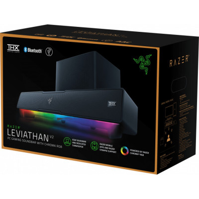 Razer Акустична система Leviathan V2 7.1 USB-A/BT RGB, чорний