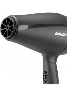 BaByliss Фен Super Light Pro, 2000Вт, 3 режими, HTDC мотор, тонкий концентратор 6 мм, чорний