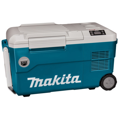 Makita Холодильник акумуляторний мобільний CW001GZ 40V XGT 220/12В/40В XGT з функцією нагріву -18°/+60° 20л 13кг