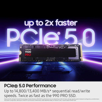 Samsung Накопичувач SSD Samsung M.2 4TB PCIe 5.0 9100PRO