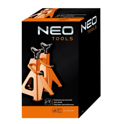 Neo Tools Опора під автомобіль, 2т, 278-423 мм, 2 шт.