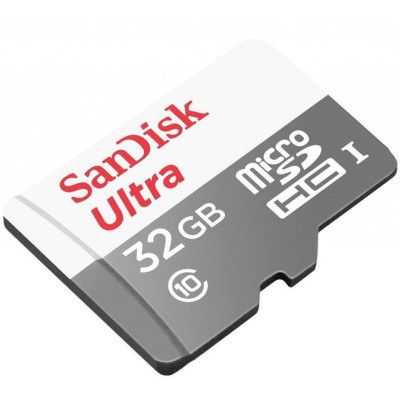 SanDisk Карта пам'яті microSD 32GB C10 UHS-I R100MB/s Ultra SanDisk Карта пам'яті microSD 32GB C10 UHS-I R100MB/s Ultra
