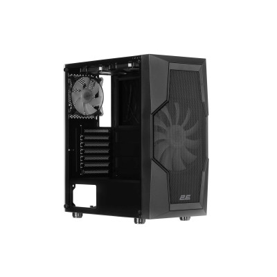 2E Gaming Корпус Turbo G2057B без БЖ 2xUSB3.0, 1xUSB2.0, 1x200мм, ARGB, 3x120мм ARGB, VGA 345мм, LCS ready, HUB, TG Side Panel, ATX, чорний