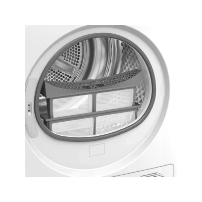 Whirlpool Сушильна машина тепловий насос, 9кг, A+++, 60см, дисплей, люк чорний, білий Whirlpool Сушильна машина тепловий насос, 9кг, A+++, 60см, дисплей, люк чорний, білий