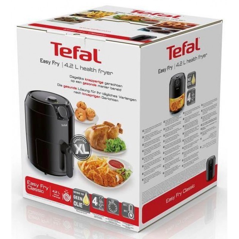 Tefal Мультипіч EasyFry Classic XL, 1500Вт, чаша-4.2л, механічне керув., пластик, чорний