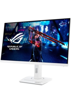 ASUS Монітор 27" ROG Strix XG27ACS-W HDMI, DP, USB-C, Audio, IPS, 2560x1440, 180Hz, 1ms, sRGB 133%, AdaptiveSync, Pivot, HDR400, білий