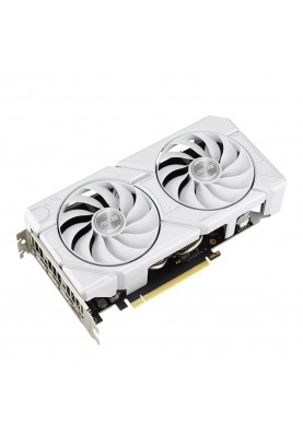 ASUS Відеокарта GeForce RTX 4070 SUPER 12GB GDDR6X EVO білий DUAL-RTX4070S-O12G-EVO-WHITE