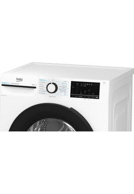 Beko Пральна машина фронтальна, 6кг, 1200, A+++, 45см, дисплей, інвертор, пара, білий