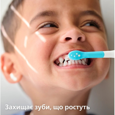 Philips Щітка зубна електр. Philips, Sonicare For Kids, 62т. колив/хв, насадок-2, світло-зелений