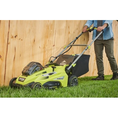 Ryobi Газонокосарка RLM36X46H50PG, дека 46см, 36В, акумуляторна з функцією Power-Assist, АКБ 1х5.0Ач.