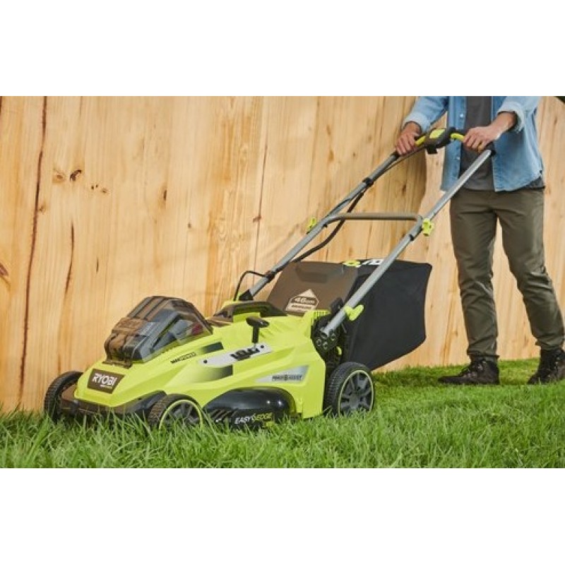 Ryobi Газонокосарка RLM36X46H50PG, дека 46см, 36В, акумуляторна з функцією Power-Assist, АКБ 1х5.0Ач.