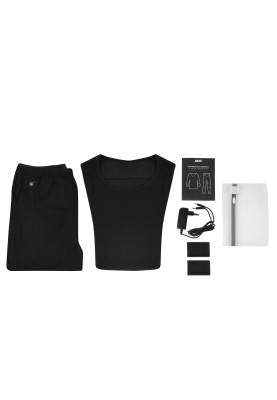 2E Tactical Чоловіча термобілизна з підігрівом eFiber for Men Black, розмір XL
