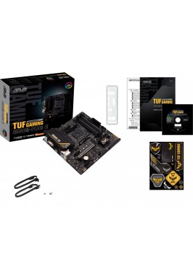 ASUS Материнcька плата TUF GAMING A520M-PLUS II sAM4 A520 4xDDR4 HDMI DVI D-Sub mATX