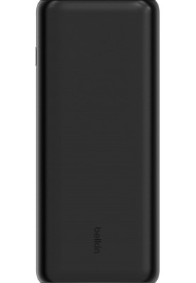 Belkin Акумулятор портативний літій-іонний Power Bank 20000мА·рік, 20Вт, 2хUSB-A/USB-C, чорний