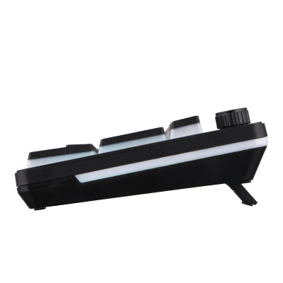 2E Gaming Клавіатура мембранна KG390 100key, USB-A/WL/BT, EN/UA, RGB, чорний