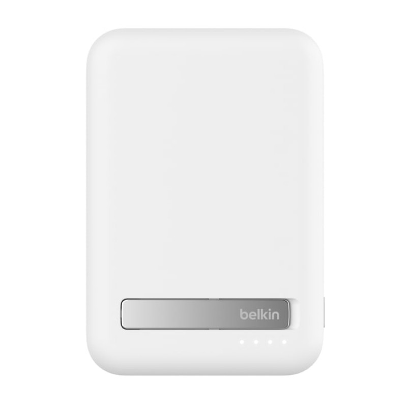 Belkin Акумулятор портативний літій-іонний Power Bank 10000мА·год, 15Вт, MagSafe Qi2, білий