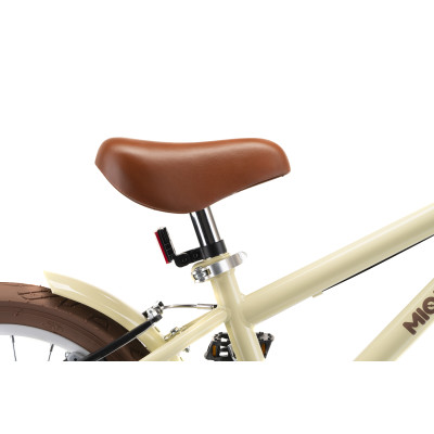 Miqilong Дитячий велосипед RM 16" бежевий