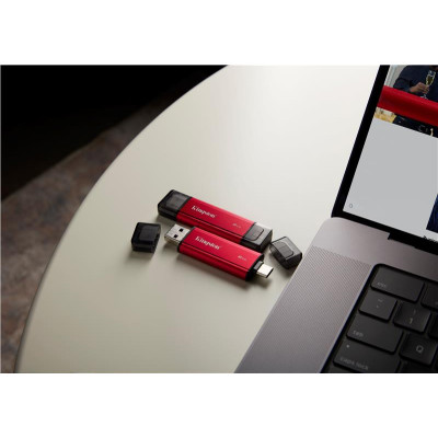 Kingston Портативний SSD Kingston 1TB USB 3.2 Gen 2 Dual USB-A R1050/W950MB/s