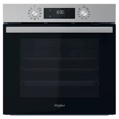 Whirlpool Духовий шафа електричний, 71л, A+, дисплей, конвекція, телескопічні напрямні, нерж.