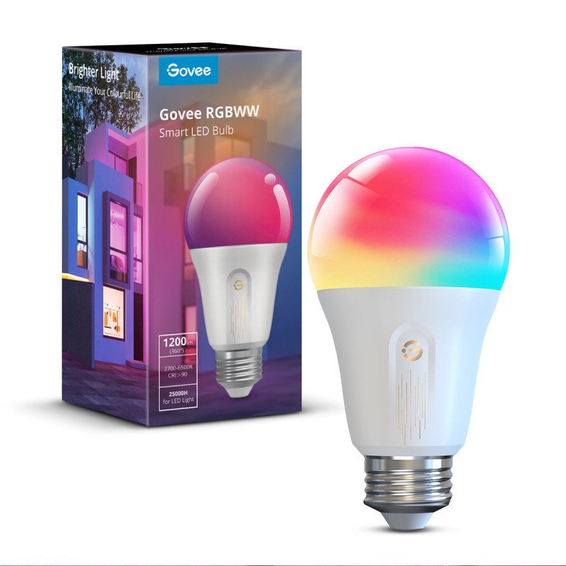 Govee Розумна лампа H6009 Smart Wifi&BLE Light Bulb Білий