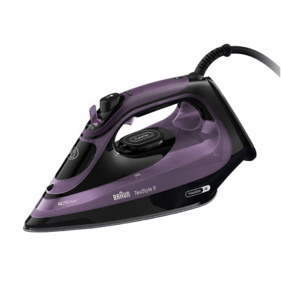 Braun Праска TexStyle 9, 3100Вт, 330мл, паровий удар -250гр, нерж. сталь, фіолетовий