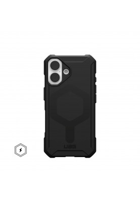 UAG Чохол для iPhone 16, Essential Armor Magsafe, Black