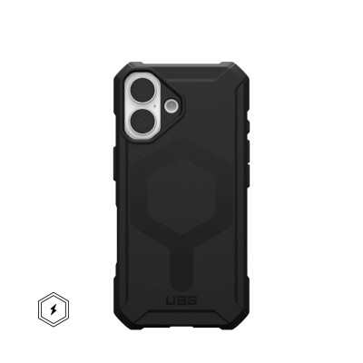 UAG Чохол для iPhone 16, Essential Armor Magsafe, Black