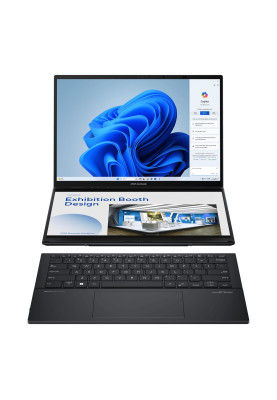 ASUS Ноутбук Zenbook Duo UX8406CA-PZ042X 14" 3K OLED, Intel Ultra 9 285H, 32GB, F2TB, UMA, Win11P, Сірий