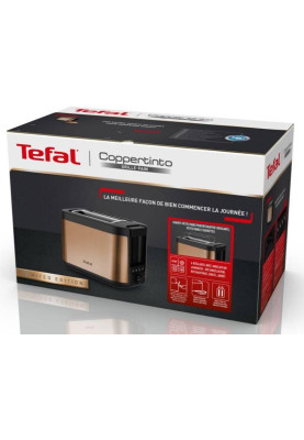 Tefal Тостер Tefal Coppertinto 850Вт, розморожування, метал, бронзовий