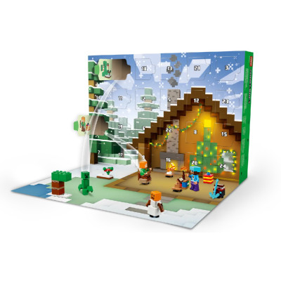 LEGO Конструктор Advent Minecraft 2025