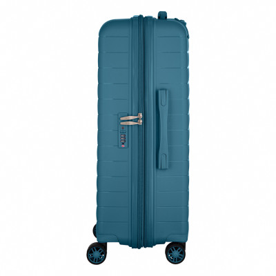 2E Валіза, Aero, поліпропілен, середня, 63/78 л, TSA, 4 колеса, EXP, синій 2E Валіза, Aero, поліпропілен, середня, 63/78 л, TSA, 4 колеса, EXP, синій