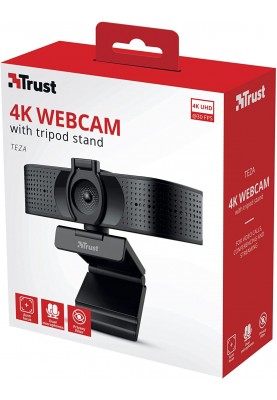 Trust Веб-камера Teza 4K Ultra HD Black