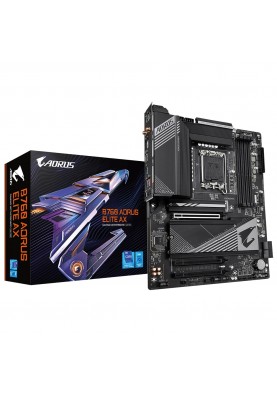 Gigabyte Материнська плата B760 AORUS ELITE AX s1700 B760 4xDDR5 M.2 HDMI DP ATX