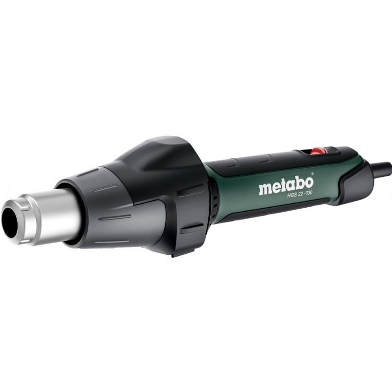 Metabo Фен будівельний HGS 22-630, 2200Вт, 80-630°C, 150/500л/хв, 0.65кг