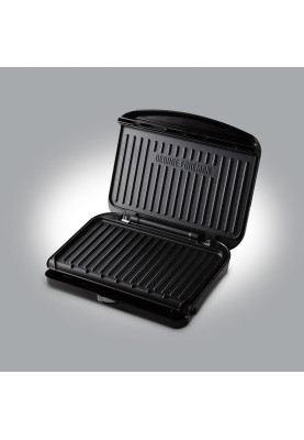 Russell Hobbs Гриль George Foreman прижимний Fit Grill Medium 1630Вт, темп. режимів-1, пластик, чорний