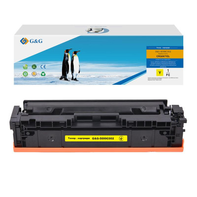 G&G Картридж G&G для Canon 067 MF651Cw/MF655Cdw/MF657Cdw/LBP631Cw/LBP633Cdw Yellow (1250 стор)