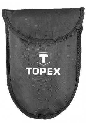 Topex Лопата сапёрная складная 24,5 x 15,5 см, полная длина 58 см