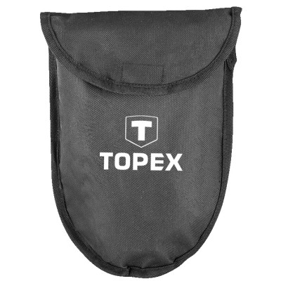 Topex Лопата сапёрная складная 24,5 x 15,5 см, полная длина 58 см