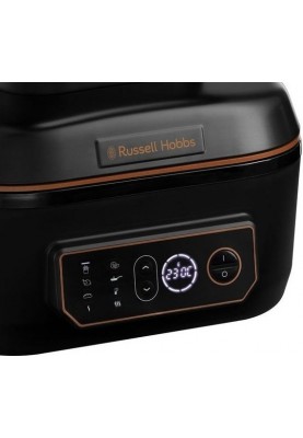 Russell Hobbs Мультипіч SatisFry Air&Grill, 1745Вт, чаша-5.5л, сенсорне керув., алюміній/пластик,чорно-оранжевий