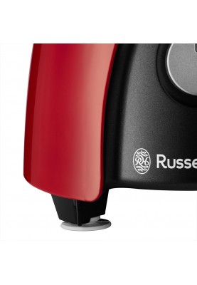 Russell Hobbs Кухонна машина Desire Red, 600Вт, чаша-пластик, корпус-пластик, насадок-4, червоний