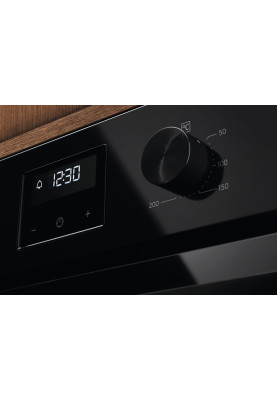 Electrolux Духовий шафа Electrolux електричний, 65л, A, дисплей, конвекція, телескопічні напрямні, чорний