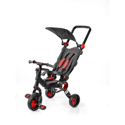 Galileo Триколісний велосипед Strollcycle[Триколісний велосипед Strollcycle Black червоний]