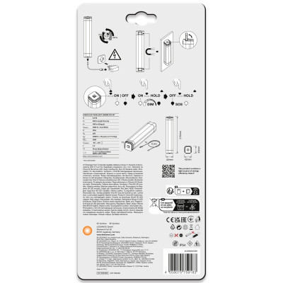 LEDVANCE Нічник ліхтарик LINEAR TASKLIGHT акумуляторний 6,9W 400Lm 6500К 20см IP54 білий